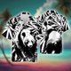 thumbnail image 3 of Venta caliente nueva moda dibujos animados panda chino impreso camisa de hombre casual talla grande camisas de manga corta para hombre camisetas divertidas de uso diario, 3 of 5