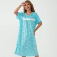 thumbnail image 1 of Camisón Con Diseno Floral Frescos Pijama Verano Mujer, 1 of 8
