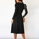 thumbnail image 4 of Vestidos de punto elegantes para mujer, vestido tipo suéter, vestido de invierno con cuello redondo, 4 of 5