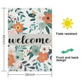 thumbnail image 5 of Spring Summer Multicolored Flower Leaves Garden Flag 28x40 Inch Double Side for Outdoor Courtyard Garden Decor Flowers Welcome Holiday Flag for Outside Decoration, 5 of 6
