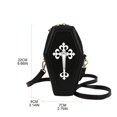 thumbnail image 3 of love Gothic Cross Coffin Crossbody Bag Bolso De Hombro De Halloween Para Reuniones, 3 of 4
