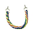thumbnail image 2 of Braided Swivel Cotton Rope Bird Cage Toy Swing Rope Spiral Rope Toy Accessories 40cm, 2 of 10