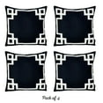 thumbnail image 3 of Geometric Black&White Square 20" x 20" Decorative Throw Pillow Cover SET Of 4, 3 of 5