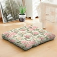 thumbnail image 4 of Country Floral Meditation Cushion - 9-Point Stitched Square Seat with Spring Floral Print, 4 of 5