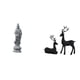 thumbnail image 1 of Estatua de Guan Yin, figura de reno, resina, ciervo, coleccionable, piedra, artesanía, obra de arte, decoración del hogar, adecuada para sala de estar, 1 of 8