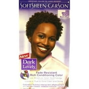 Softsheen-Carson Dark and Lovely Fade Resist Rich Conditioning Hair Color, Permanent Hair Color, Up To 100% Gray Coverage, Brilliant Shine with Argan Oil and Vitamin E, Brown Sugar