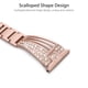thumbnail image 3 of Ser compatible con Fitbit Versa, correa de repuesto Fitbit Versa Lite, acero inoxidable con diamantes de imitación, 3 of 8