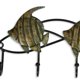 thumbnail image 4 of Tooarts Fish Wall Hook Soporte de pared de hierro de 4 ganchos colgantes decorativos Torni Abanopi Escultura de metal, 4 of 6