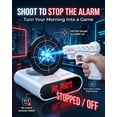 thumbnail image 7 of Target Alarm Clock, Shooting Game Alarm Clock with Large LED Display, 2 Alarm Modes, Custom Recordable Ringtones, 5V Powered, Target Shooting for Bedroom, Office & Living Room. (Black), 7 of 7