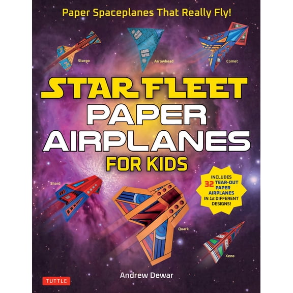 Pre-Owned Star Fleet Paper Airplanes for Kids: Paper Spaceplanes That Really Fly! (Paperback) 080485629X 9780804856294