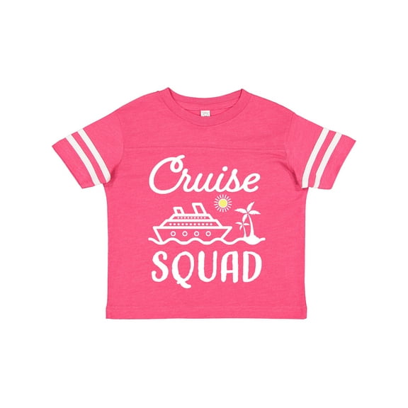 Inktastic Cruise Squad with Vector Cruise Ship and Palm Trees Boys or Girls Toddler T-Shirt