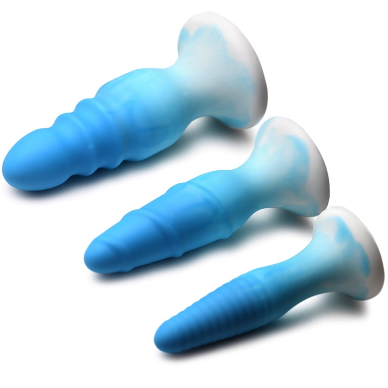 Curve Toys Simply Sweet Silicone Butt Plug Set - Blue - Walmart.com