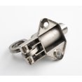 thumbnail image 4 of Pestillo con resorte, pestillo automático con perno de carga de resorte, anillo de tracción de cierre automático, cerradura de seguridad para puerta de cobertizo y ventana, 4 of 5