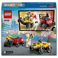 thumbnail image 4 of Set LEGO City Pack de Coches de Carreras: Pizza vs. Camión de Bomberos 60458, 4 of 4