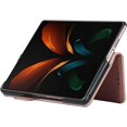 thumbnail image 5 of Galaxy Z Fold 2 5G Genuine Cowhide Leather Wallet Case,Flip Folio Magnetic Buckle Closure,Card Slots Holder,Cash Pockets Cover Case with Kickstand Cases for Samsung Galaxy Z Fold 2,Rosegold, 5 of 14