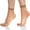 Bronze, variant on Women’s Sheer Ankle Socks 10 Pairs Transparent Nylon Mesh Hosiery Invisible Liner Socks - Light Skin
