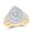 Yellow, variant on 10K White Gold Round Diamond Teardrop Cluster Nicoles Dream Collection Ring 1cttw
