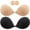 Beige+Black, variant on 2 Pairs Backless Bra, Sticky Bra, Reusable Adhesive Bra, Strapless Bras for Women, Push Up Backless Strapless Bra for Backless Dress Top, Adhesive Invisible Lift Up Bras with Nipple Covers