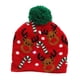 thumbnail image 3 of Gorro de Navidad para Mujer y hombre Yinane Con Luces LED verde, 3 of 5