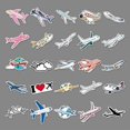 thumbnail image 4 of 50 pcs airplane stickers water bottles laptop car hydro flasks phone guitar skateboard kawaii airplane planner sticker, 4 of 5