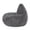 Dark Gray, variant on ELLEGNT Adult Bean Bag Chair - Soft Corduroy Cover & Sponge Filling for Living Room, Bedroom, or Dorm Pink