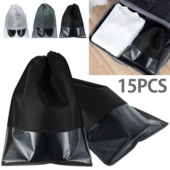 Tzgsonp 30Pcs Nylon Waterproof Shoe Storage Bag for Stanley Cup Portable Travel Shoe Storage Pouch Organizer for Men and Women