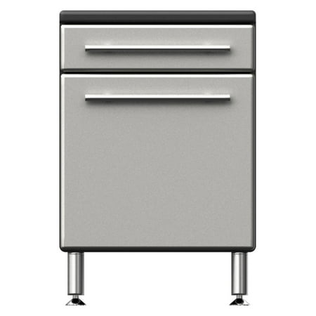 Ulti-MATE PRO 23.6 in.Garage Base Cabinet with Drawer and Adjustable Shelf