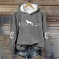 thumbnail image 2 of lnmuld Womens Blouses Maternity Hooded Sweatshirt Casual Pullover Top for Comfortable Soft Fabric Size:XL, 2 of 2