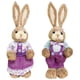thumbnail image 3 of Estatuas de utilería BLESIY 4x decoraciones de paja de Pascua Conejo de Pascua de paja, 3 of 3