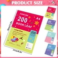 thumbnail image 3 of A4 Blank Notebook 200 Pages - 55gsm Unlined Thick Writing Journal for School & Office, Smooth Paper Sketchbook for Note Taking, Drawing & Daily Journal (Red & Green), 3 of 4