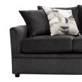 thumbnail image 3 of New Classic Furniture Sylvie Polyester Upholstered Sofa in Dark Gray, 3 of 6