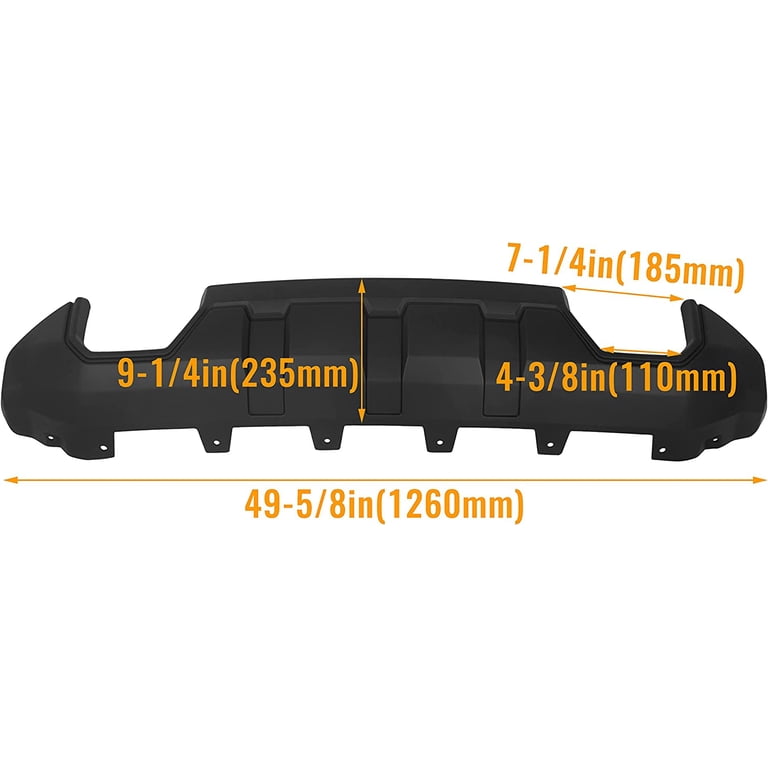 Front Bumper Cover Face Bar Chrome Fit For 2019-2024 Ram 1500 Split