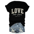 thumbnail image 4 of Trendfront Womens Love Like Jesus Graphic T Shirts Crewneck Short Sleeve Fashion Tops Summer Tee Casual Relaxed Shirt, 4 of 4