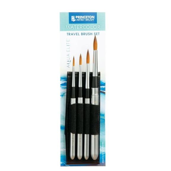 Princeton Brush Aqua Elite Synthetic Kolinksy Travel Set
