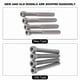 thumbnail image 4 of M Buder Elevador de Manillar de Motocicleta Universal 7/8 Pulgadas 22mm Abrazadera de Montaje de Aleación de Aluminio para Kawasaki Honda Suzuki, Ajuste de Altura 30mm (Plata), 4 of 9
