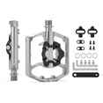 thumbnail image 3 of Pedal de bicicleta antideslizante pedales de bicicleta MTB plataforma plana de aleación de aluminio accesorios de ciclismo impermeables aplicables, 3 of 7