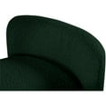 thumbnail image 5 of Meridian Furniture Peyton Green Boucle Fabric Bench, 5 of 5