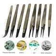 thumbnail image 2 of ESD Anti-Static Tweezers Industrial Tweezers With Replaceable Carbon Fiber Tips, 2 of 5