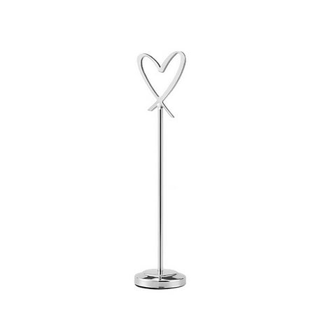 

CHMORA Place Card Holders Table Number Holders Gold Silvery Picture Holder For Tables With Heart Shaped Clip