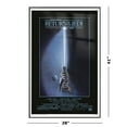thumbnail image 3 of Star Wars: Episode VI - Return Of The Jedi - Framed Movie Poster (Advance Style "A" - Lightsaber) (Size: 27" X 40") (Metallic Anthracite Plastic Frame), 3 of 6