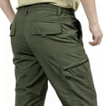 thumbnail image 4 of Big Men’s Breathable Polyester Multi Pocket Cargo Pants S to XXL, Rip Resistant Long Wearing Work Pants, 4 of 10