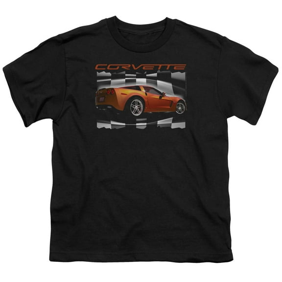 Chevrolet - Orange Z06 Vette - Youth Short Sleeve Shirt - Large