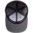 thumbnail image 4 of Hurley Men's Baseball Cap - Corp Stretch Fitted Hat, Size Small-Medium, Light Grey, 4 of 6
