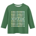 thumbnail image 4 of Herrnalise 100 Days Of School Celebrate 100th Day Of School Boys Girls T-Shirt Summer And Spring Toddler Girls Kids Fashion Children Round Neck 3/4 Sleeve Printing T-Shirt Blouse For 3-12 Years, 4 of 5