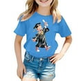 thumbnail image 3 of Hiiyo Big Girls Graduation Graphic Tee Cartoon Short Sleeve Crew T-Shirt, Sizes 3-13, 3 of 3