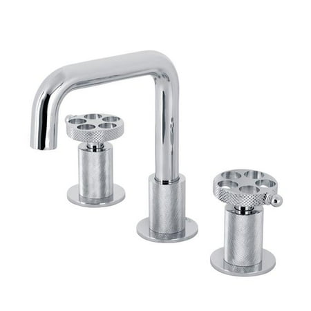 7.31 in. Webb Widespread Bathroom Faucet with Push Pop-Up, Polished Chrome