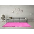 thumbnail image 3 of Ahgly Company Indoor Square Abstract Pink Modern Area Rugs, 8' Square, 3 of 4