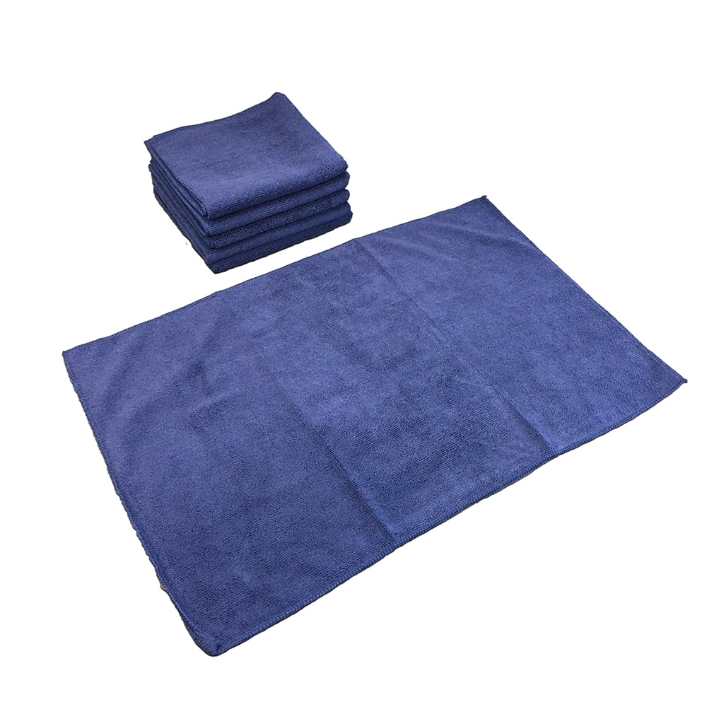 Arkwright Microfiber Hand Towels (Bulk Case of 180), 15x24, Navy