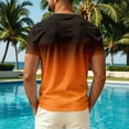 thumbnail image 5 of Dwellite Men's Swim Shirts, Sun Short Sleeve Crew Neck Tops, Quick Dry T-Shirt for Fishing and Surfing 2026 Saffron XL, 5 of 6