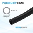 thumbnail image 2 of Uxcell 3 m Silicone Cable Sleeve Tubing, 6mm Black Silicone Tube Cord Organizer Wire Shielding Sheathing Wrap, 2 of 6